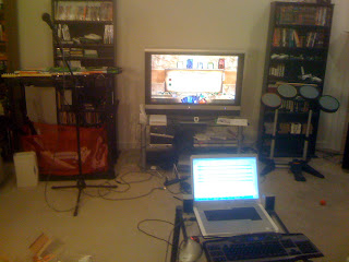 living room setup