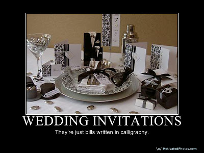 funny wedding invitation Just a little wedding humor