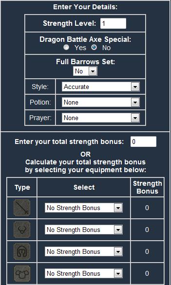 Combat Calculator