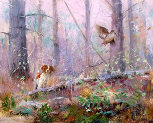 Brittany Spaniel Art