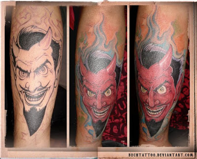 Source url:http://tattoo-bali-design.blogspot.com/2010/01/fire-devil-tattoo- 