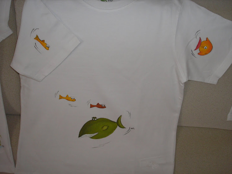 Mais uma t-shirt com peixes