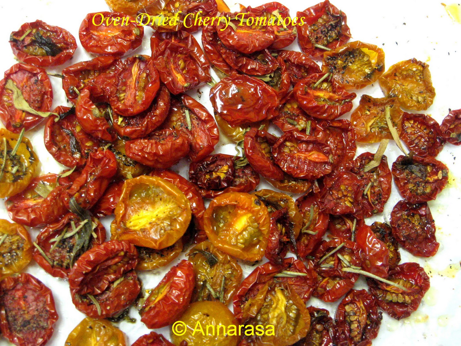 Annarasa Essence of Food VineRipened Cherry Tomatoes OvenDried