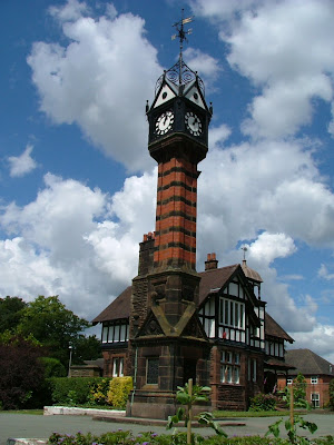 Jubliee Clock and east lodge