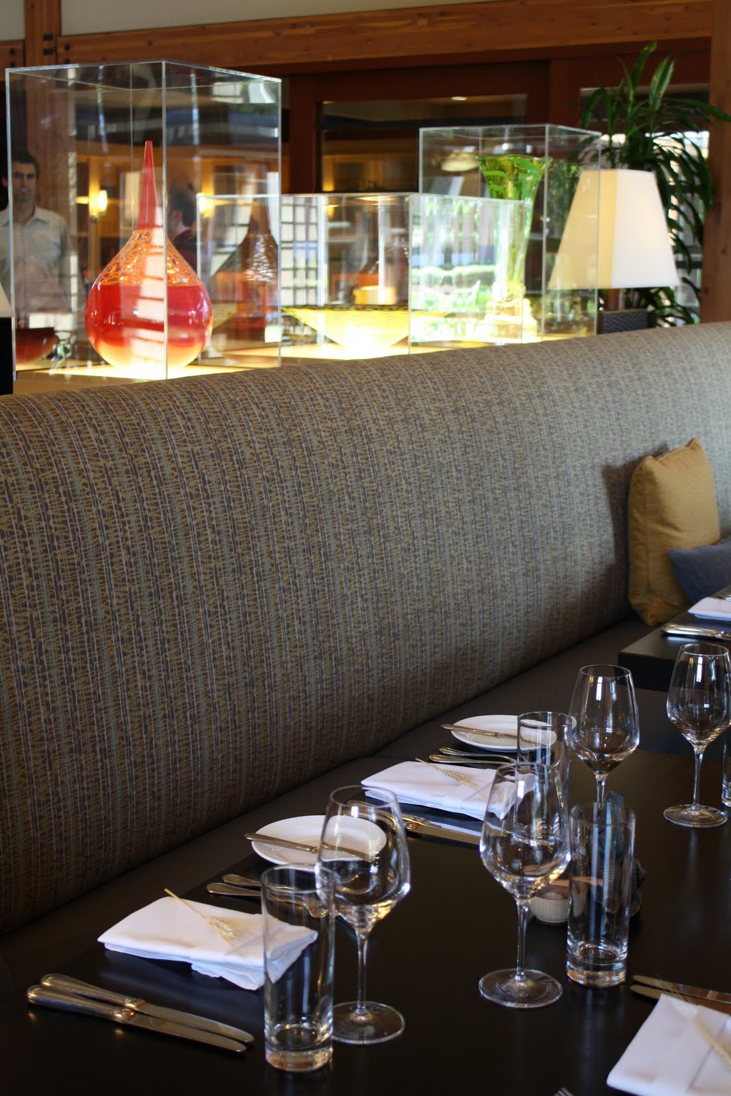 Travelers Barista A Devine 5 course meal at the Copperleaf Restaurant