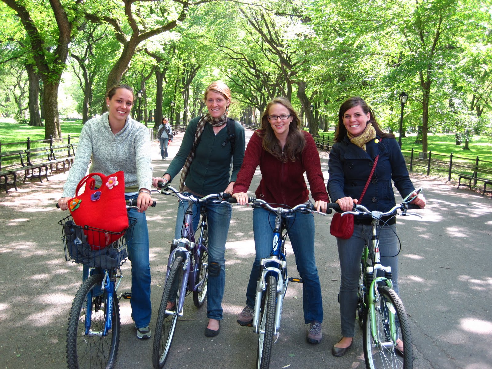 paths bikes swooshing thrilling exhilarating sweeping especially rental central awesome through park
