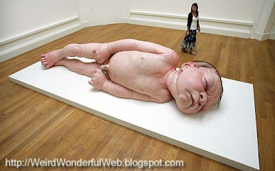 Image-Ron Mueck's giant baby