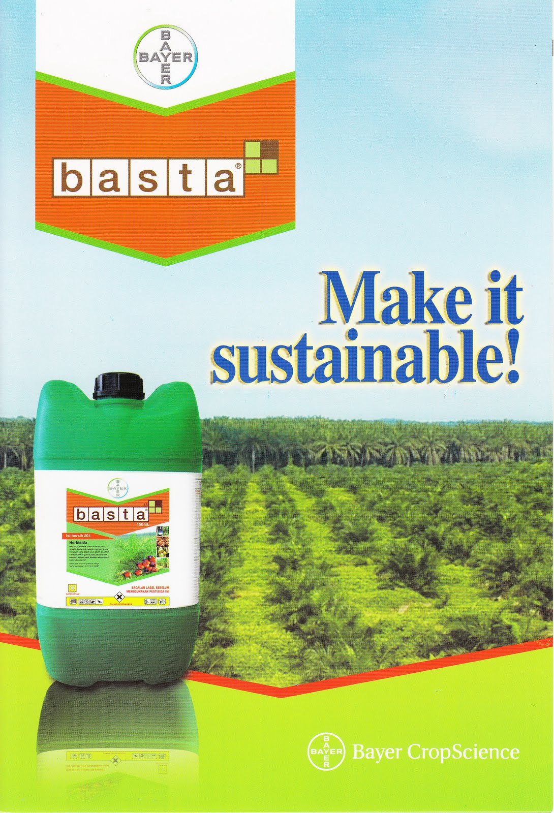 AGROCHEMICAL PESTICIDE HERBICIDE Basta 150 WSC