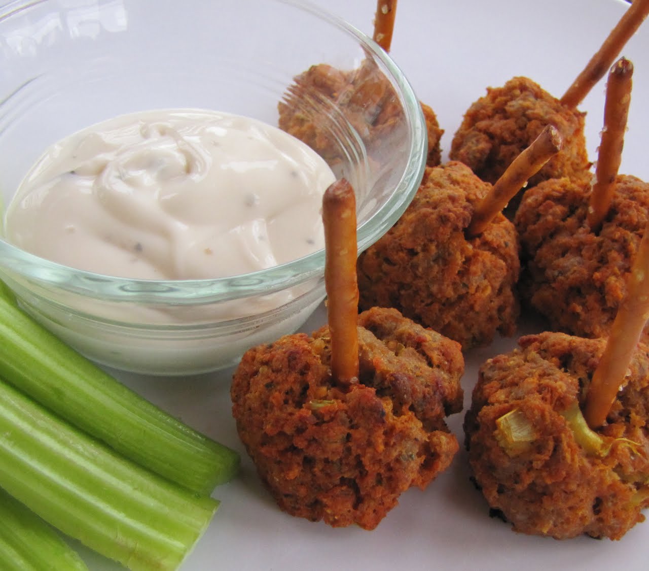 At Harvest Moon Farm Red Hot Ranch Meatballs