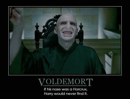 Funny pictures and video's Voldemort+Horcrux+Nose+Meme