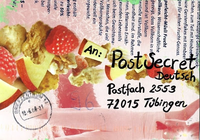 PostSecret auf Deutsch, Postfach 2553, 72015 Tübingen, Germany