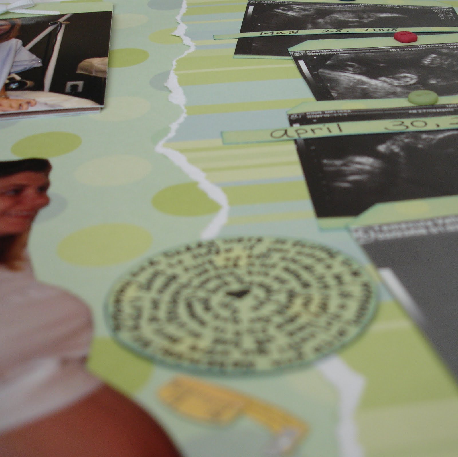 Melissa's Projects Baby Scrapbook Pregnancy