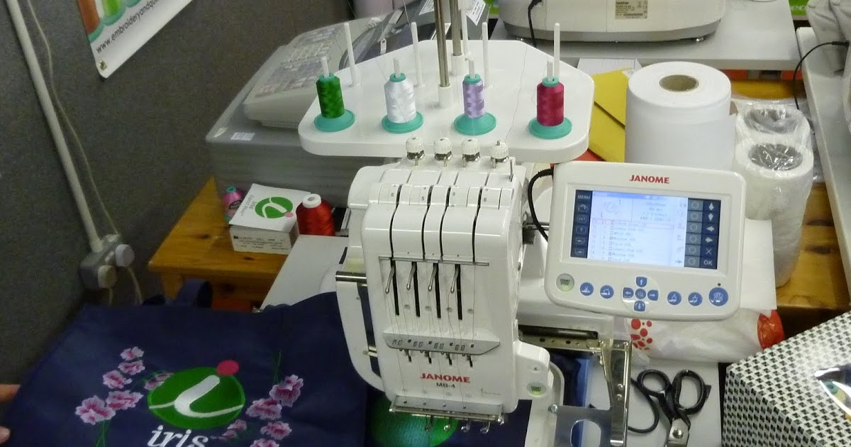 Sew Janome Four Needle Embroidery Machine by Janome!