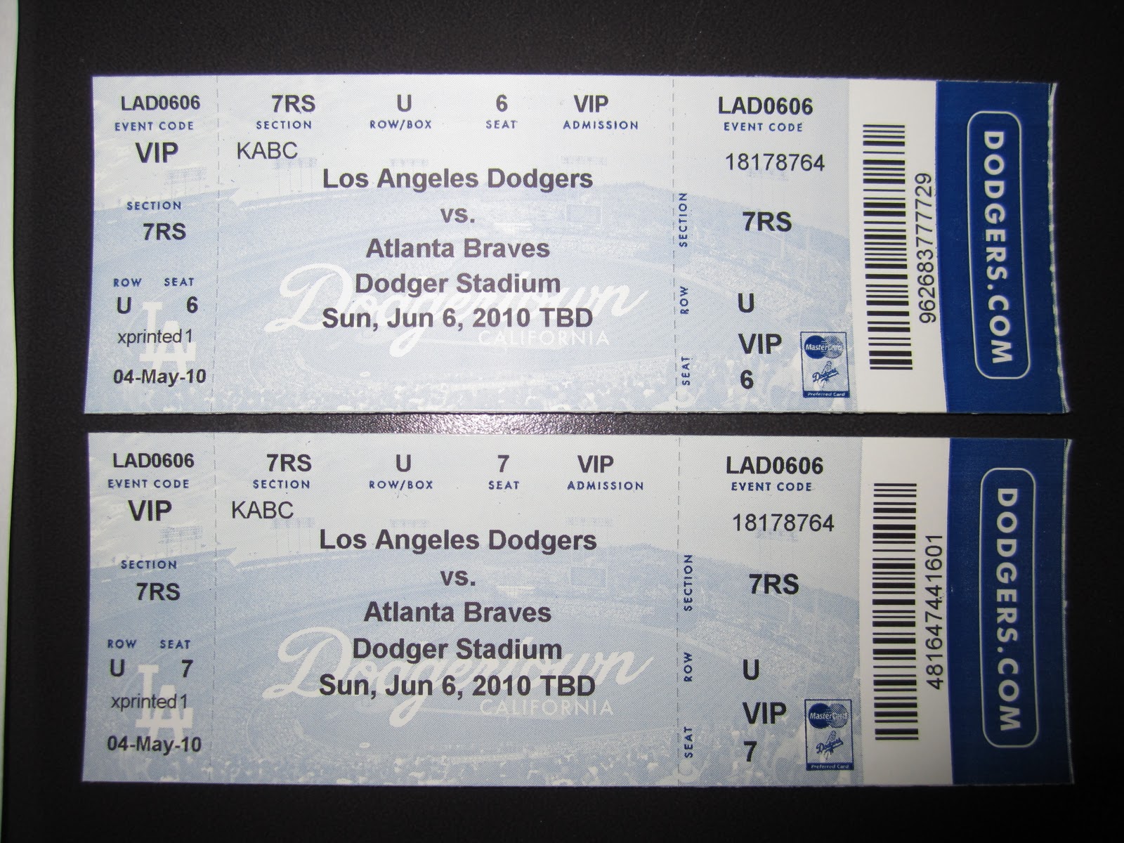 Dodger Tickets