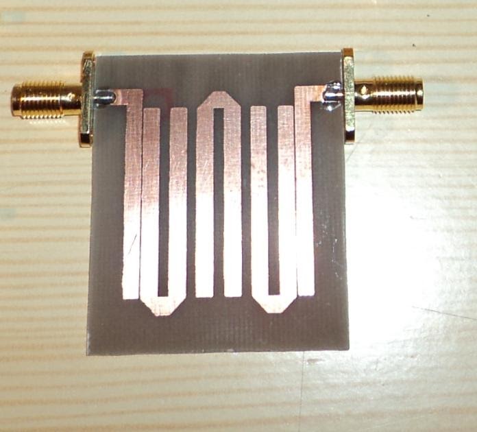 Croatia microwave W1GHZ 1296 MHz Hairpin filter