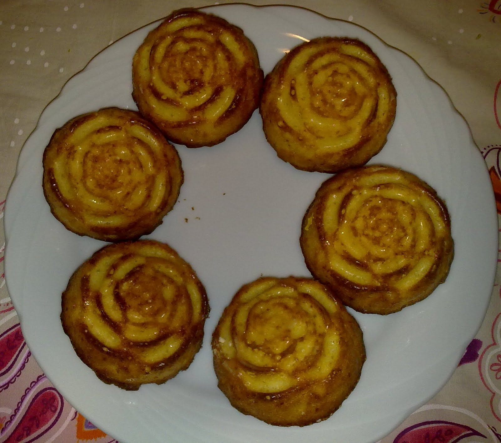 Limonlu Gül Kek Limonlu Gül Kek