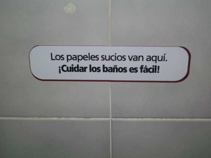 Mensajes Urbanos: Baños sucios
