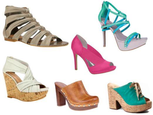 Sapatos da moda 2012
