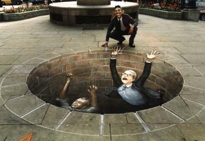 Optical Illusion Chalk