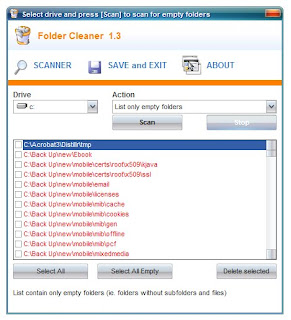 delete kare pc ke empty folder ko ek saath. Folder+Cleaner