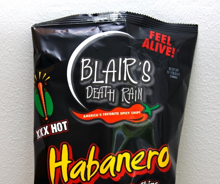 Chili Capsicum Blair´s Death Rain Habanero Chips