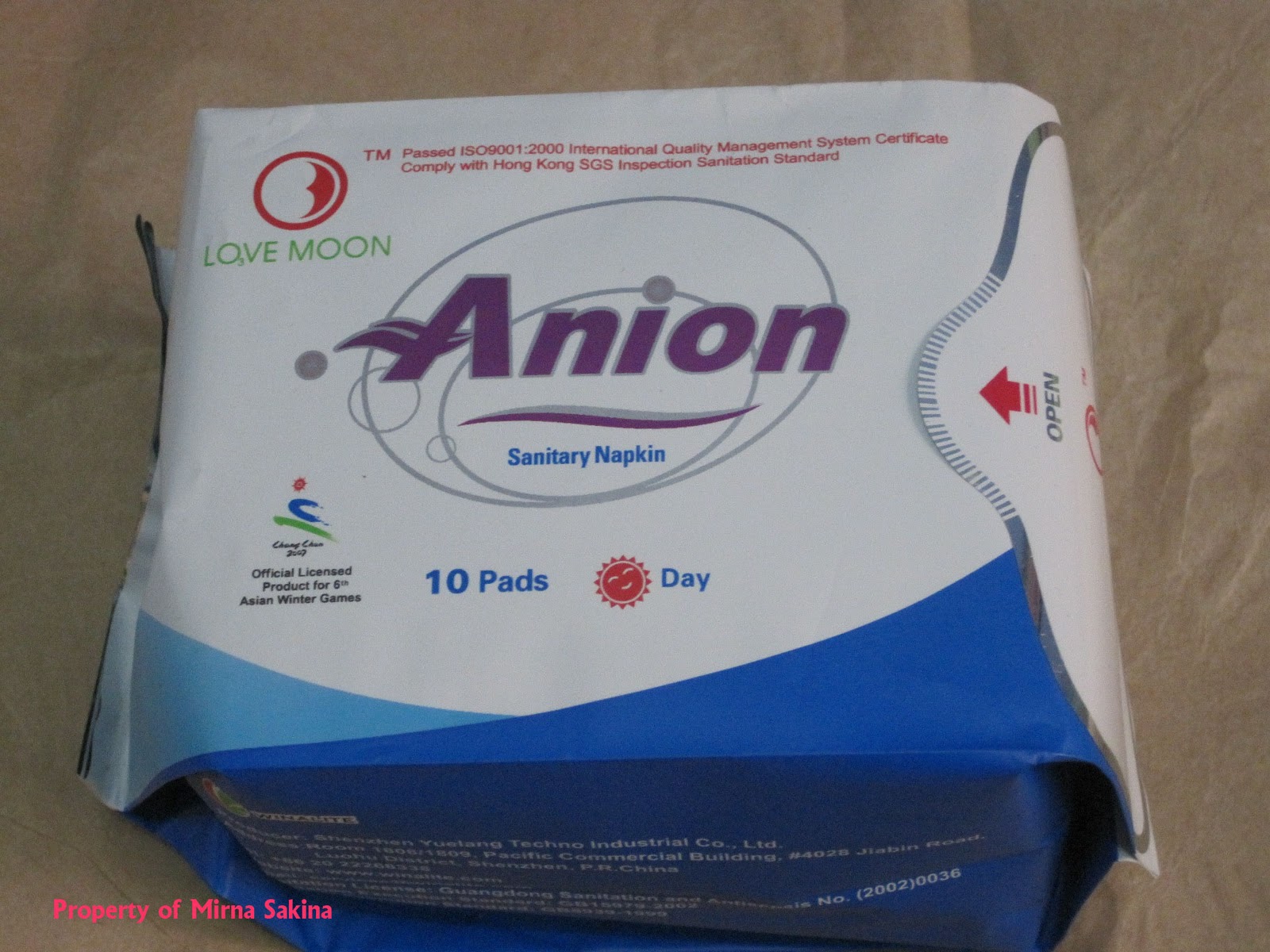 Let's talk about Health & Beauty Love Moon Anion Woman Pad