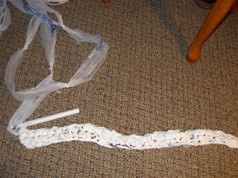 Crocheting Blind Ongoing Crochet Project Plarn Bed Mat