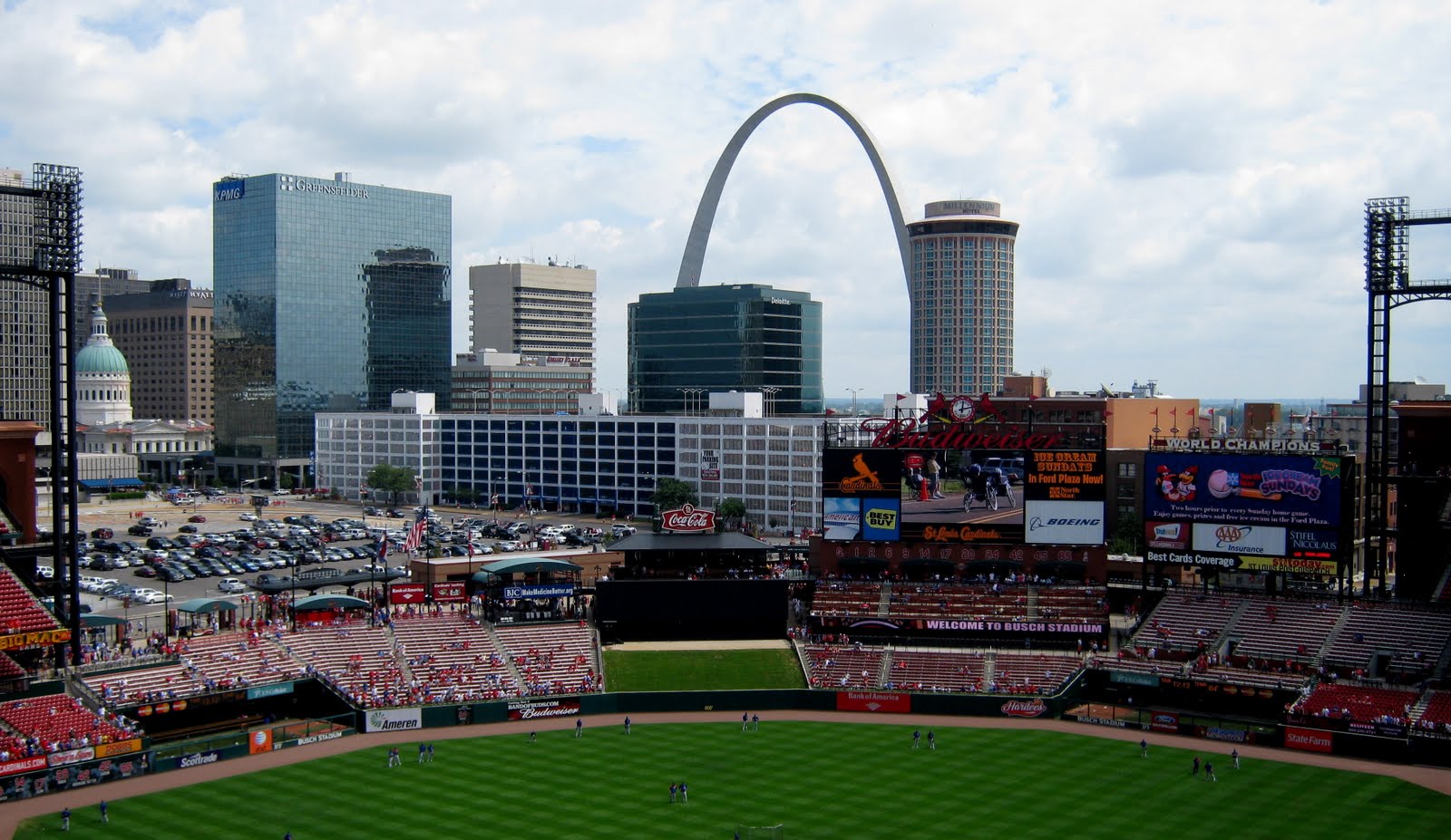 ballpark tours Busch Stadium III, 2010