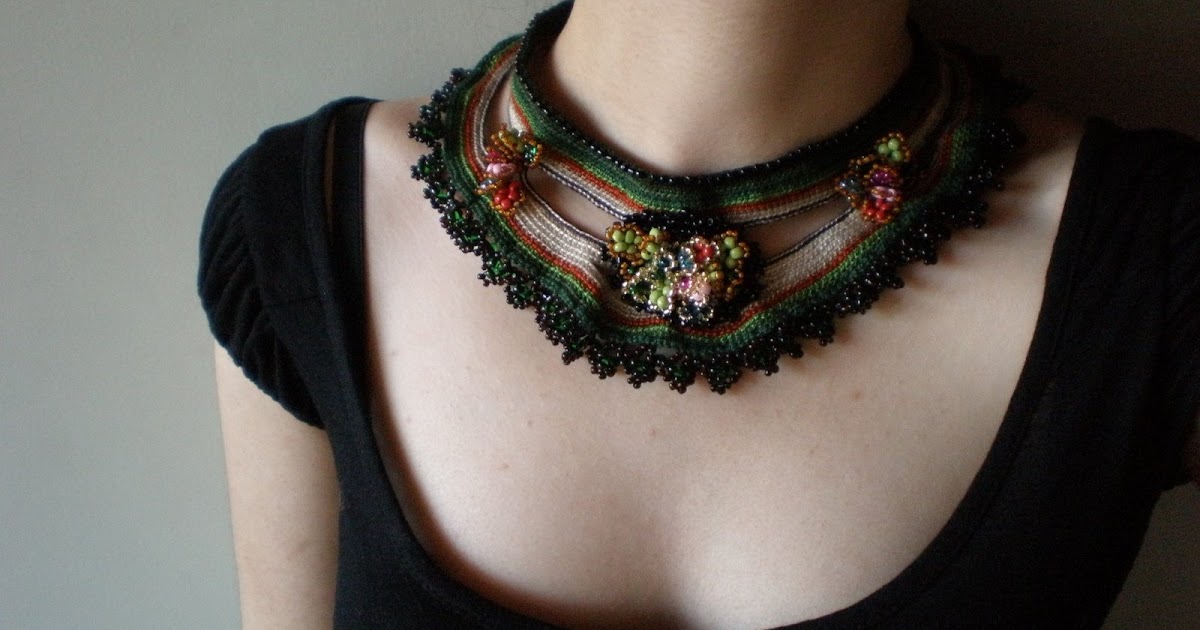 darcylea design blog Crocheted Jewelry!