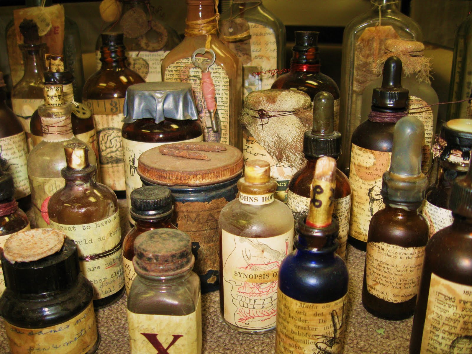 apothecary bottles