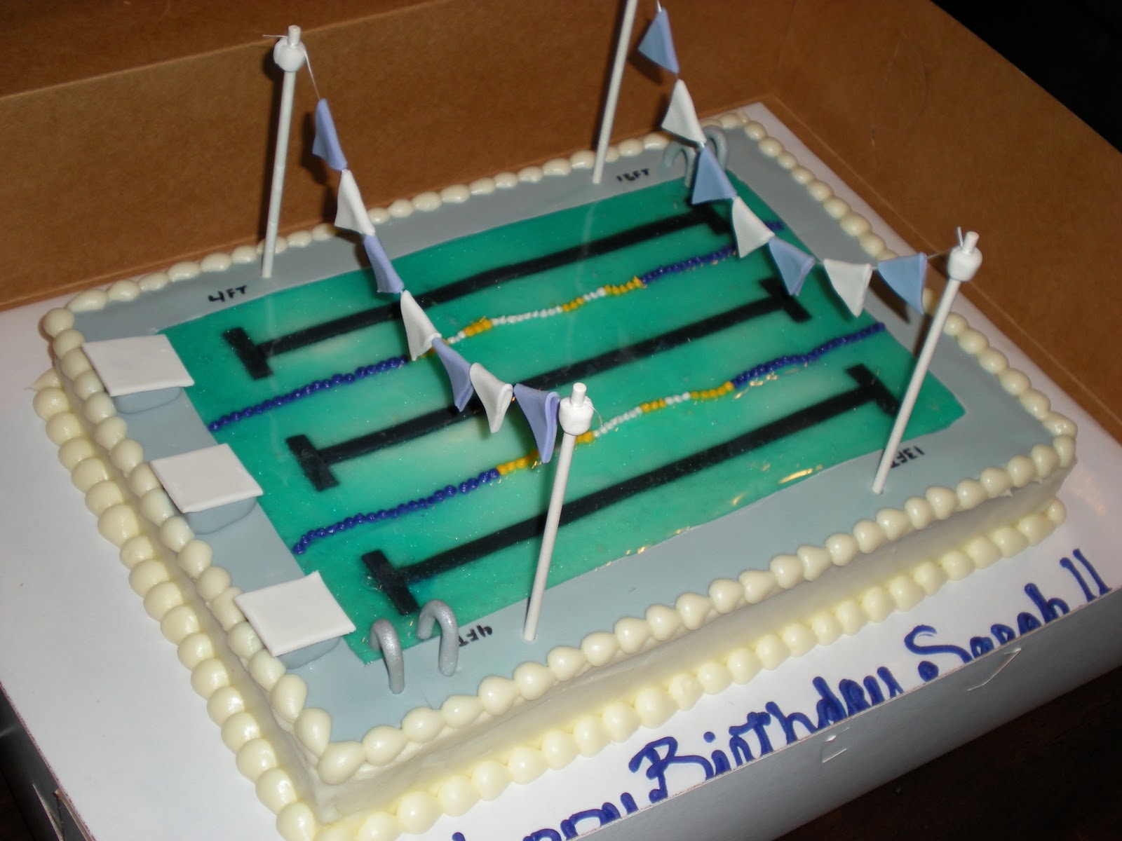 birthday cake ideas golf for girl