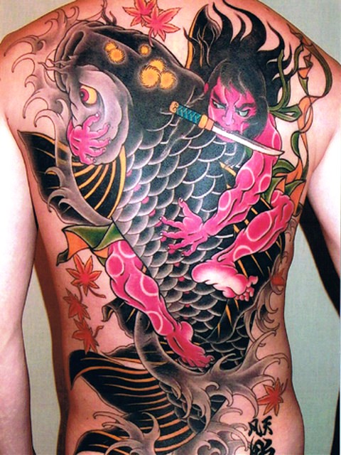 Fisher Ace Tattoo Design