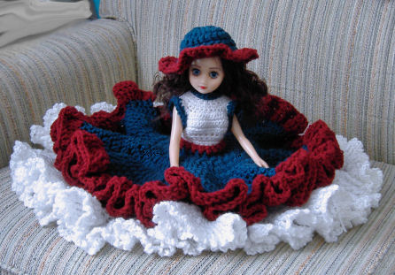woolen doll dress
