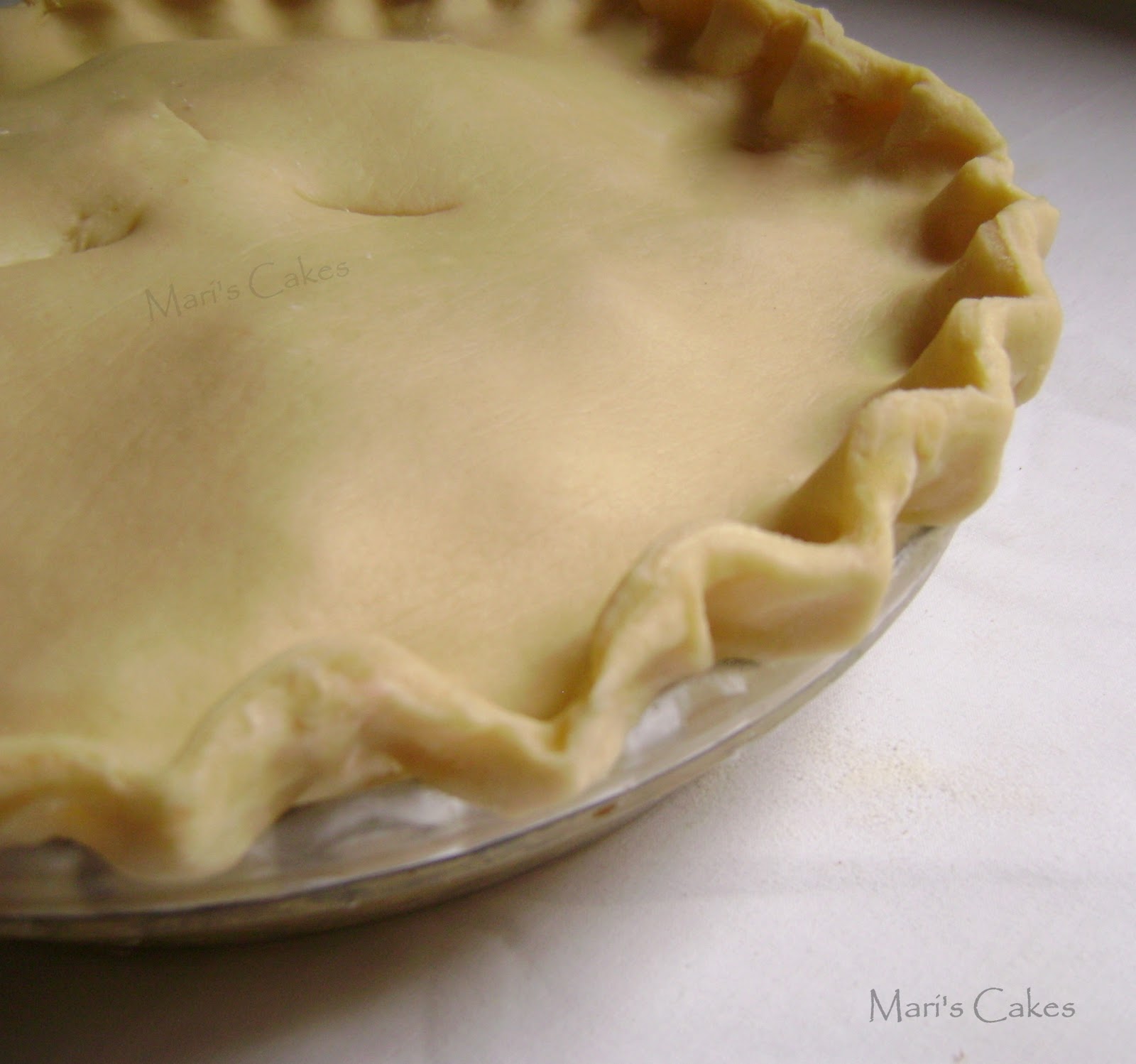 Easy Pie Crust Mari's Cakes (English)