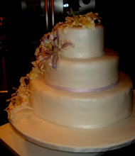 Side View of Wedding Cake