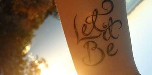 let it be.