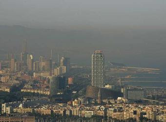 Polución en Barcelona