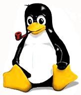 Tux con pipa, la mascota de Slackware