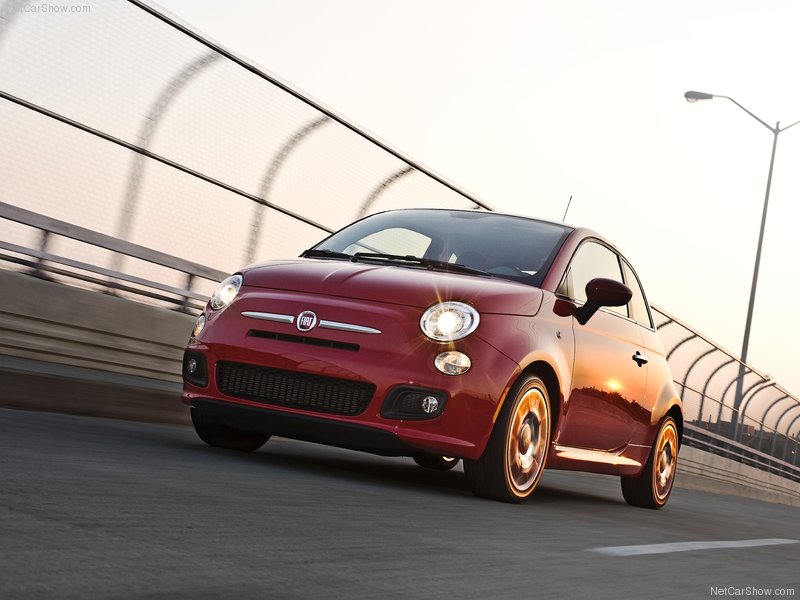 The Fiat 500 Sport featured in these images illustrates Fiat's acute and
