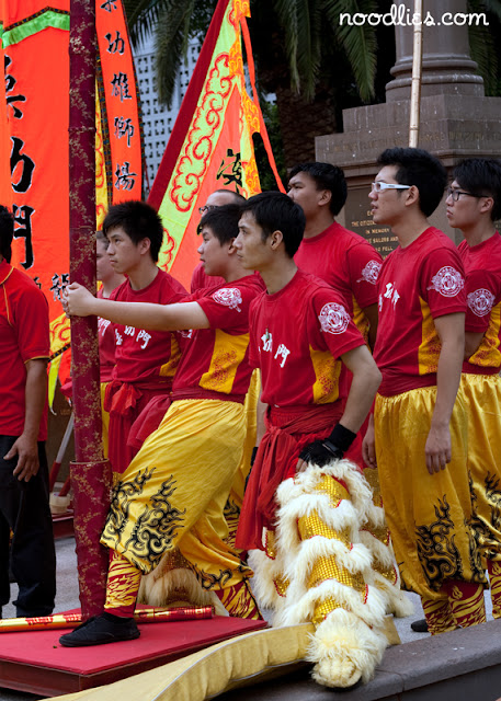 chinese new year lion dance