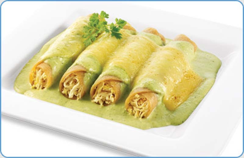 susirecetas para que se enamore mas de ti Enchiladas verdes con queso