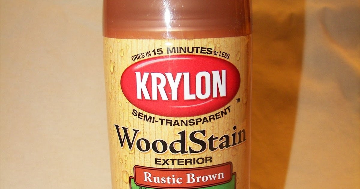 Sleepydog's Wood Shop Krylon Spray Stain