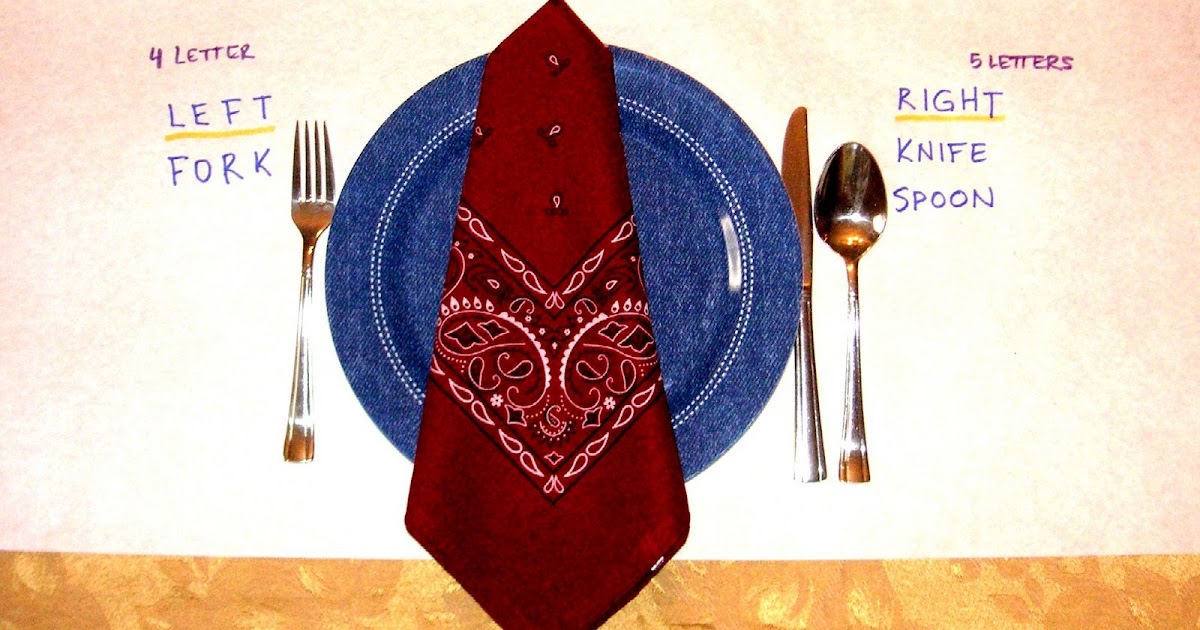 Juggling Frogs How to get the kids to set the table correctly Place