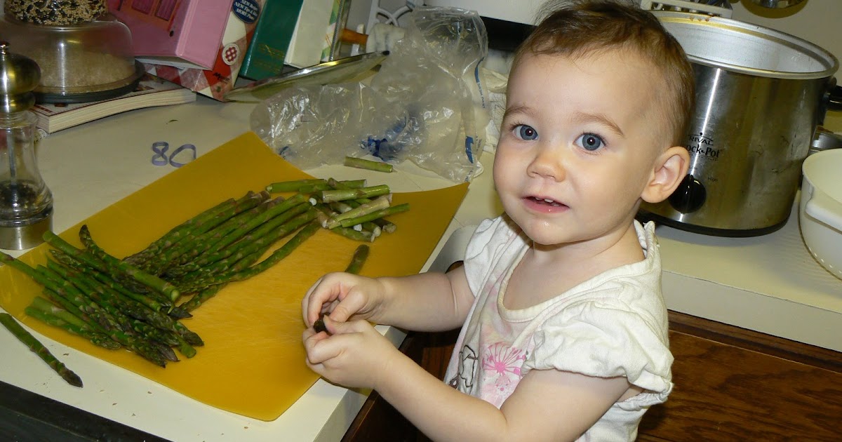 Having Fun at Home Can a 15 Month Old Help with Dinner?