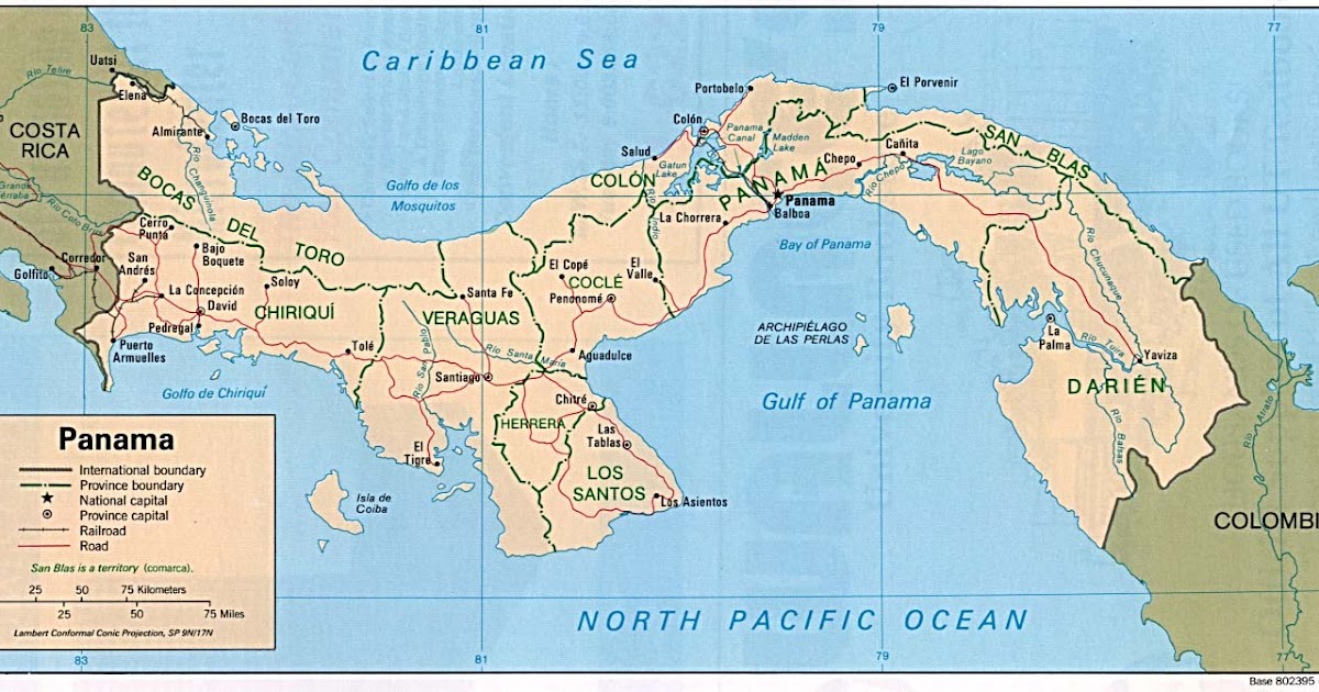 PANAMÁ - Información y Anuncios -: Mapa Panama