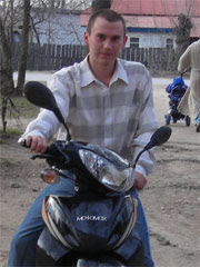 Вадим на мотоцикле