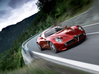Mobil-mobil termahal dan Tercanggih didunia [bayangkan agan" memilikinya] 8+2009-Alfa-Romeo-8C-Competizione-Front-Angle-Speed-Tilt-2-1280x960