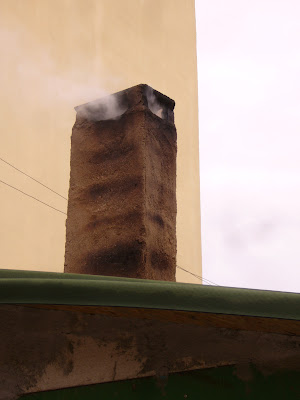 A Smoking Yambol Chimney in April