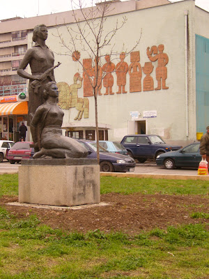 Yambol's Woman In War Statue Relocated