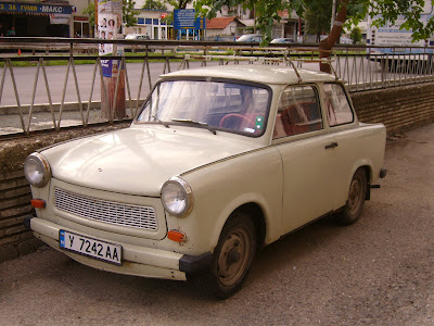 Another Classic Trabant With Roofrack In Yambol